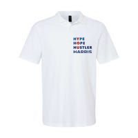 Hype Hope Hustler Harris Kamala 2024 Softstyle Adult Sport Polo