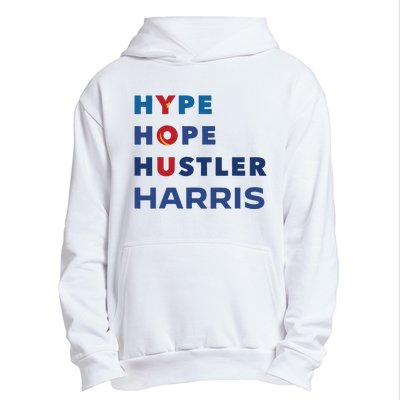 Hype Hope Hustler Harris Kamala 2024 Urban Pullover Hoodie