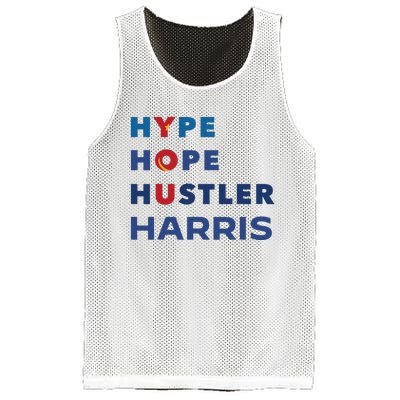 Hype Hope Hustler Harris Kamala 2024 Mesh Reversible Basketball Jersey Tank