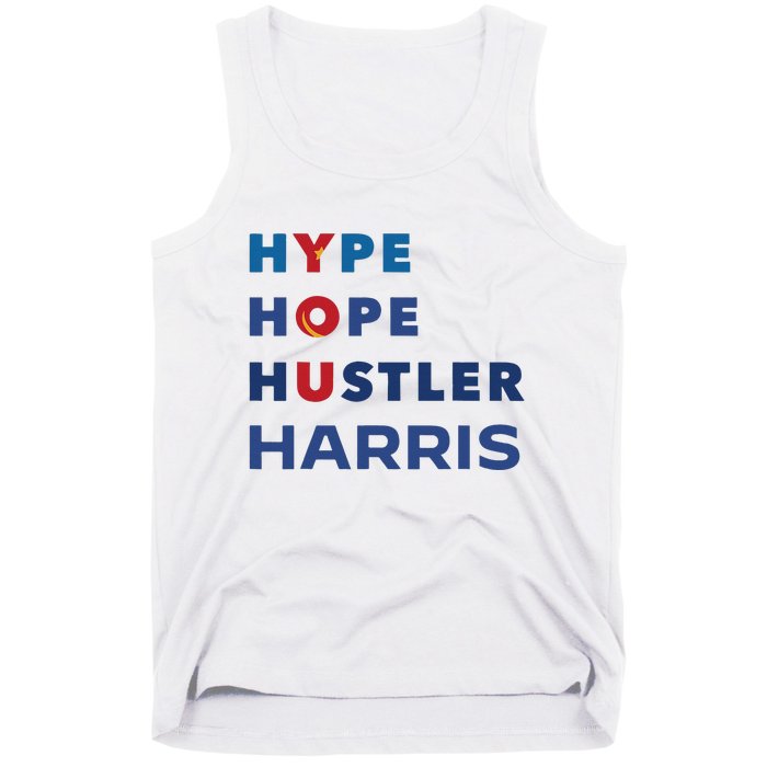 Hype Hope Hustler Harris Kamala 2024 Tank Top