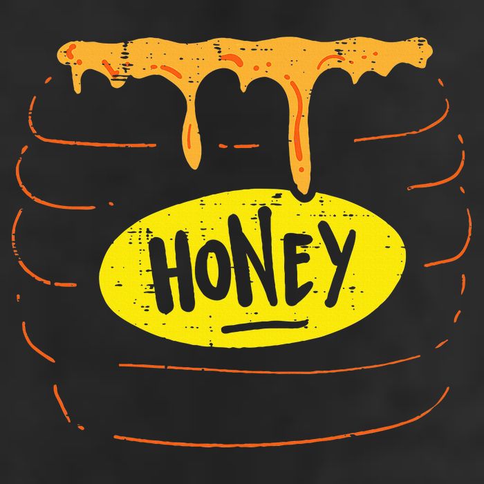 Hilarious Halloween Honey Pot Costume Sweet and Playful 7 Panel Mesh Trucker Snapback Hat