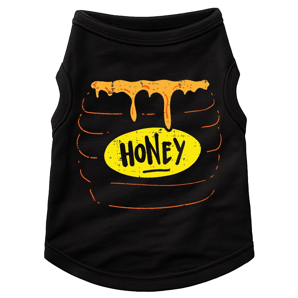 Hilarious Halloween Honey Pot Costume Sweet and Playful Doggie Tank