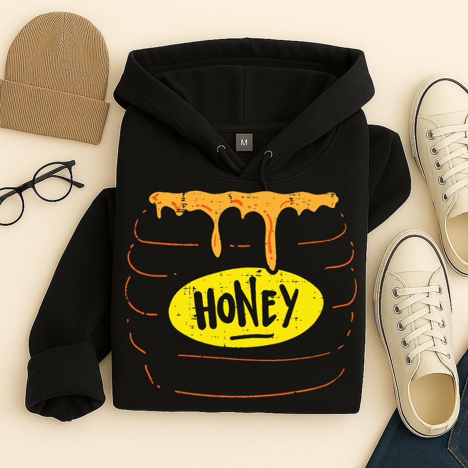 Hilarious Halloween Honey Pot Costume Sweet and Playful Hoodie