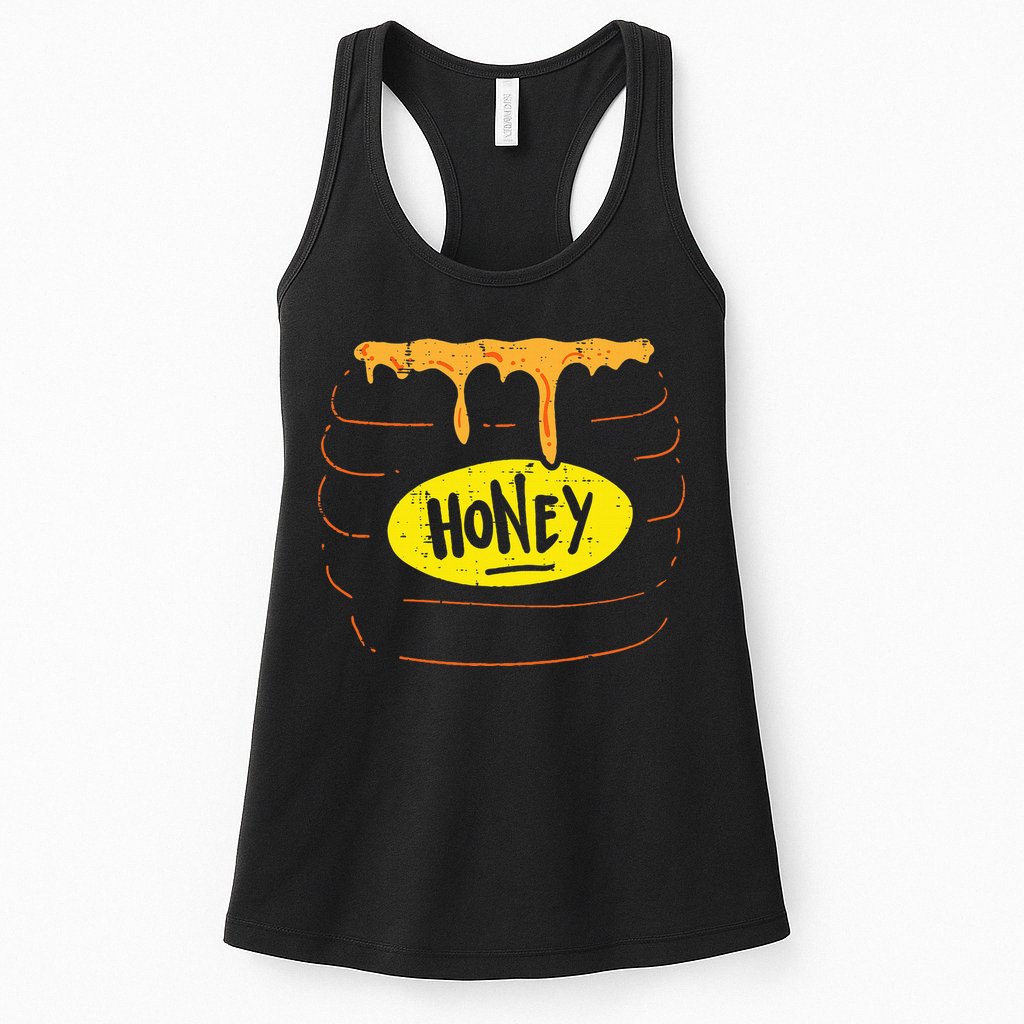 Hilarious Halloween Honey Pot Costume Sweet and Playful Womens Tank Top