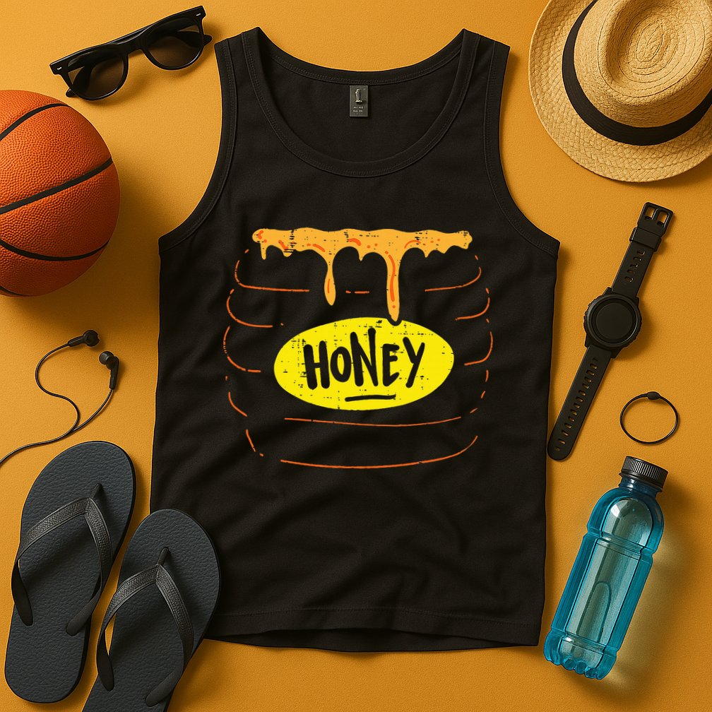 Hilarious Halloween Honey Pot Costume Sweet and Playful Tank Top