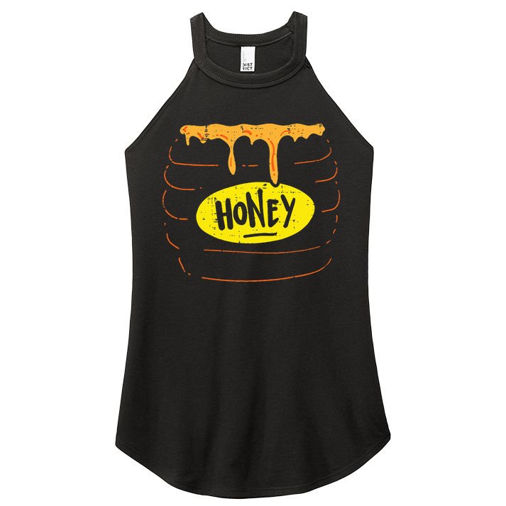 Hilarious Halloween Honey Pot Costume Sweet and Playful Women's Perfect Tri Rocker Tank