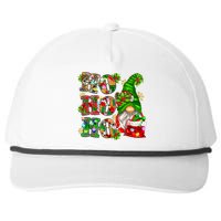 Ho Ho Ho Christmas Gnome Cute X-mas Family Matching Pajama Snapback Five-Panel Rope Hat