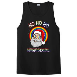 Ho Ho Ho Homosexual Holigays Lgbt Ugly Christmas Sweater Gift PosiCharge Competitor Tank