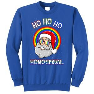 Ho Ho Ho Homosexual Holigays Lgbt Ugly Christmas Sweater Gift Sweatshirt