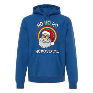 Ho Ho Ho Homosexual Holigays Lgbt Ugly Christmas Sweater Gift Premium Hoodie