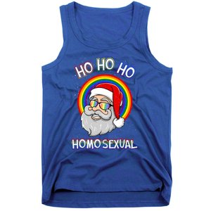 Ho Ho Ho Homosexual Holigays Lgbt Ugly Christmas Sweater Gift Tank Top