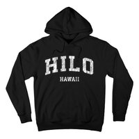 Hilo Hawaii Hi Vintage Varsity Sports Hoodie