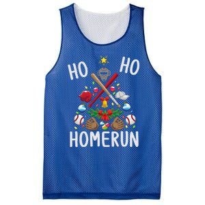 Ho Ho Home Run Baseball Christmas Tree Sports Meaningful Gift Mesh Reversible Basketball Jersey Tank