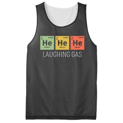 He He He Helium Laughing Gas Funny Chemistry Elements Mesh Reversible Basketball Jersey Tank