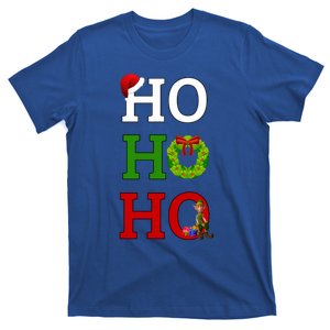 Ho Ho Ho Merry Christmas Elf Long Sleeve T-Shirt