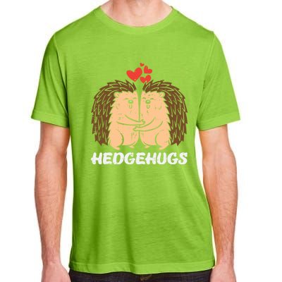 Hedgehugs Hedgehog Hugs Valentines Day Couples Meaningful Gift Adult ChromaSoft Performance T-Shirt