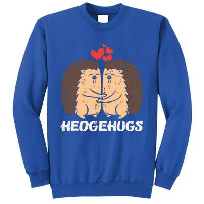 Hedgehugs Hedgehog Hugs Valentines Day Couples Meaningful Gift Sweatshirt