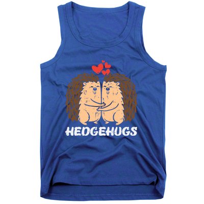 Hedgehugs Hedgehog Hugs Valentines Day Couples Meaningful Gift Tank Top