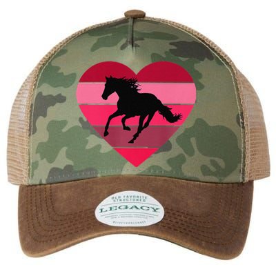 Horse Heart Horseback Equestrian Riding Cuten Women Premium Legacy Tie Dye Trucker Hat