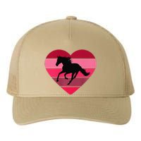 Horse Heart Horseback Equestrian Riding Cuten Women Premium Yupoong Adult 5-Panel Trucker Hat