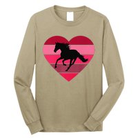 Horse Heart Horseback Equestrian Riding Cuten Women Premium Long Sleeve Shirt