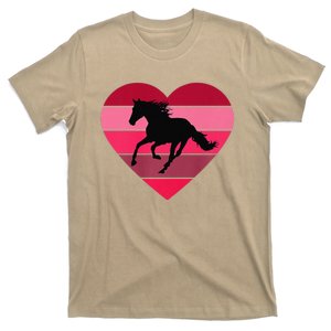 Horse Heart Horseback Equestrian Riding Cuten Women Premium T-Shirt