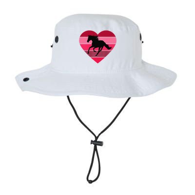 Horse Heart Horseback Equestrian Riding Cuten Women Premium Legacy Cool Fit Booney Bucket Hat