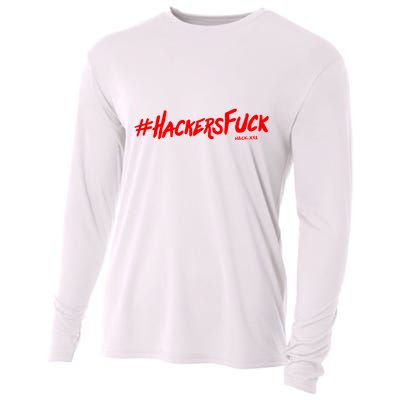 Hack.Xxx Hashtag Hackers Suck Cooling Performance Long Sleeve Crew