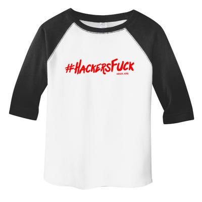 Hack.Xxx Hashtag Hackers Suck Toddler Fine Jersey T-Shirt