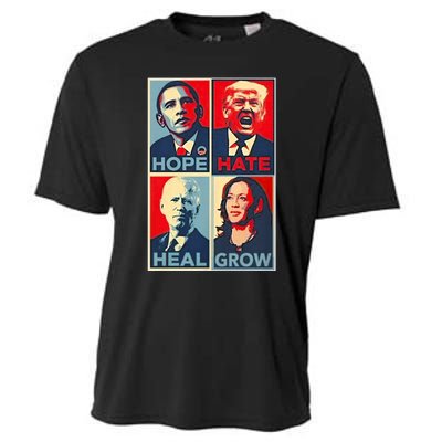 Hope Hate Heal Grow Cooling Performance Crew T-Shirt