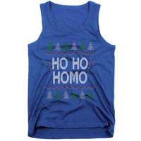 Ho Ho Ho Homo Homosexual Lgbt Ugly Christmas Meaningful Gift Tank Top