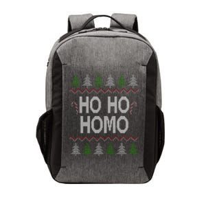 Ho Ho Ho Homo Homosexual Lgbt Ugly Christmas Meaningful Gift Vector Backpack