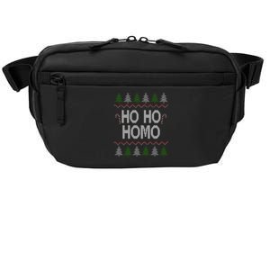 Ho Ho Ho Homo Homosexual Lgbt Ugly Christmas Meaningful Gift Crossbody Pack