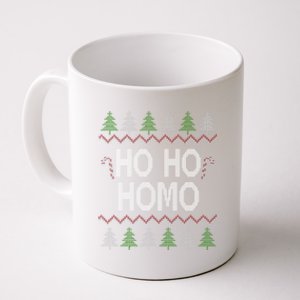 Ho Ho Ho Homo Homosexual Lgbt Ugly Christmas Meaningful Gift Coffee Mug