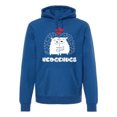 Hedgehugs Hedgehog Hugs Valentine's Day Gift Couple Gift Premium Hoodie