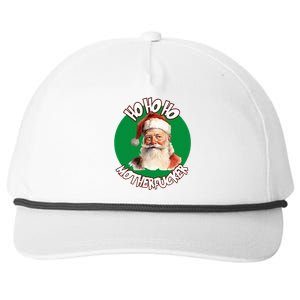 Ho Ho Ho Motherfucker Christmas Party  Snapback Five-Panel Rope Hat