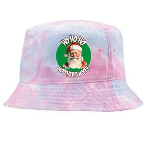 Ho Ho Ho Motherfucker Christmas Party  Tie-Dyed Bucket Hat