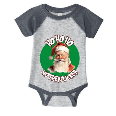 Ho Ho Ho Motherfucker Christmas Party  Infant Baby Jersey Bodysuit