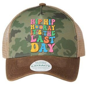 Hip Hip Hooray Its Last Day of School Hello Summer Teacher Legacy Tie Dye Trucker Hat