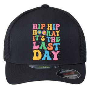 Hip Hip Hooray Its Last Day of School Hello Summer Teacher Flexfit Unipanel Trucker Cap