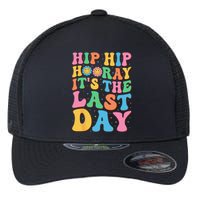 Hip Hip Hooray Its Last Day of School Hello Summer Teacher Flexfit Unipanel Trucker Cap