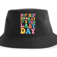 Hip Hip Hooray Its Last Day of School Hello Summer Teacher Sustainable Bucket Hat