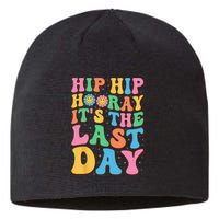 Hip Hip Hooray Its Last Day of School Hello Summer Teacher Sustainable Beanie