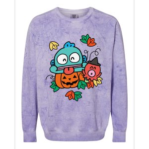 Hangyodon Happy Halloween Colorblast Crewneck Sweatshirt