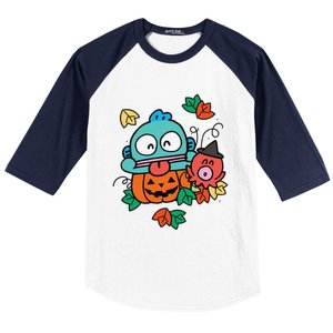 Hangyodon Happy Halloween Baseball Sleeve Shirt