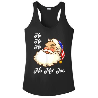 Ho Ho Ho No Mo Joe Funny Santa Christmas Ladies PosiCharge Competitor Racerback Tank