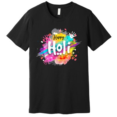 Happy Holi Holi Hai Hindu Holi Festival Festival Of Colors Premium T-Shirt