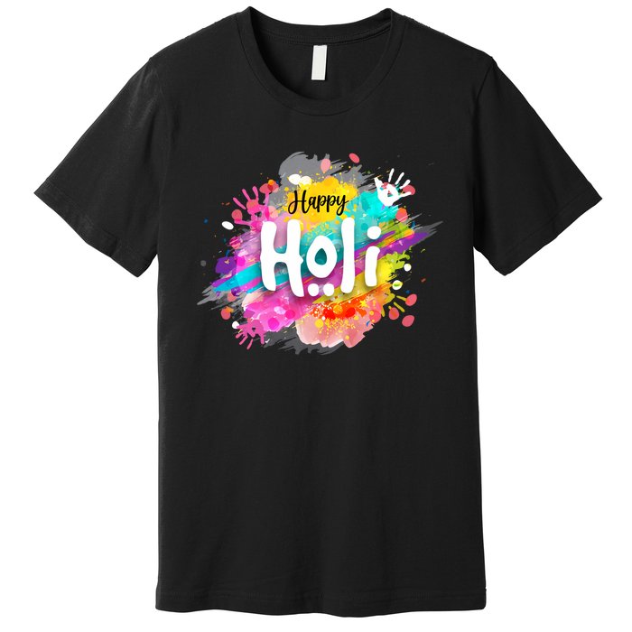 Happy Holi Holi Hai Hindu Holi Festival Festival Of Colors Premium T-Shirt