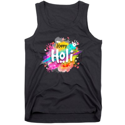 Happy Holi Holi Hai Hindu Holi Festival Festival Of Colors Tank Top