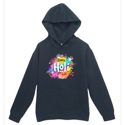 Happy Holi Holi Hai Hindu Holi Festival Festival Of Colors Urban Pullover Hoodie